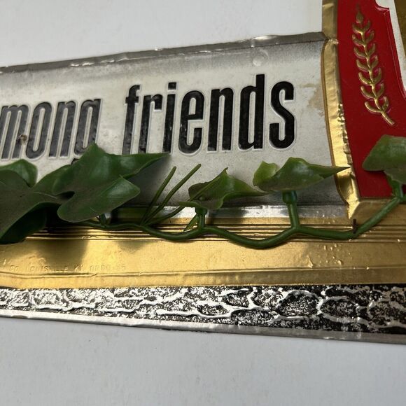 Vintage Oertel's Real Draft Beer Sign Relax You Are Among Friends Breweriana - Picture 7 of 16